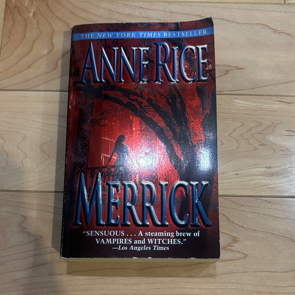 4/$25 - Merrick by ANNE RICE book vampires goth horror 2001